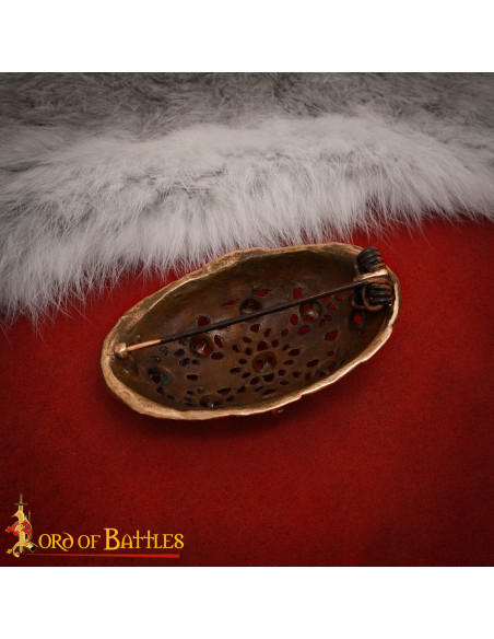 Broche vikingo oval siglo IX en...