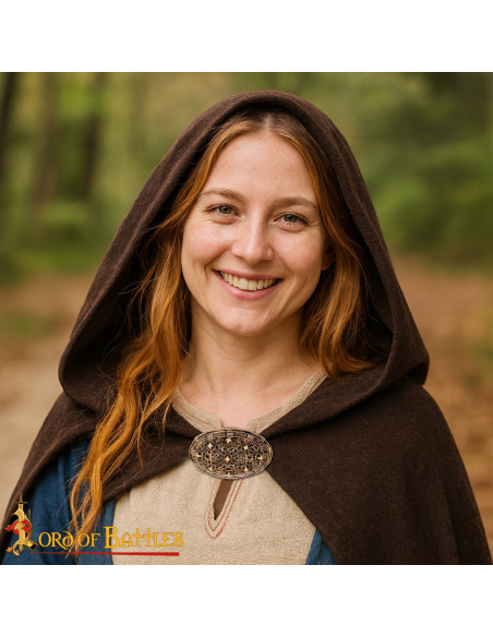 Vikinge-vedhæng oval form fra det 9....