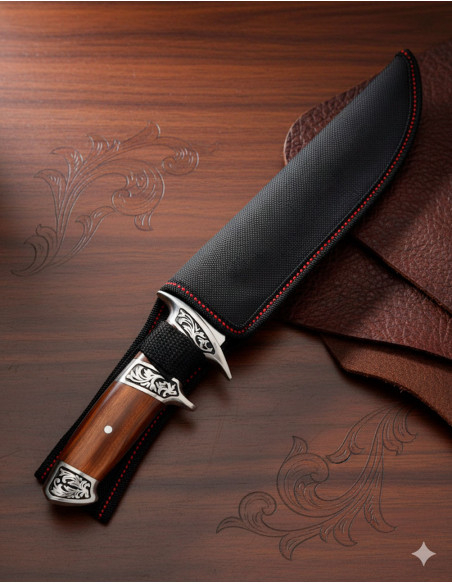 Cuchillo de caza SCK con funda de...