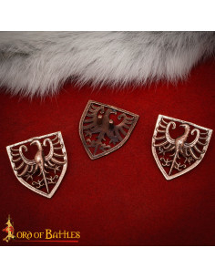 Set 3 insignas medievales modelo águila siglo XIII en... 2