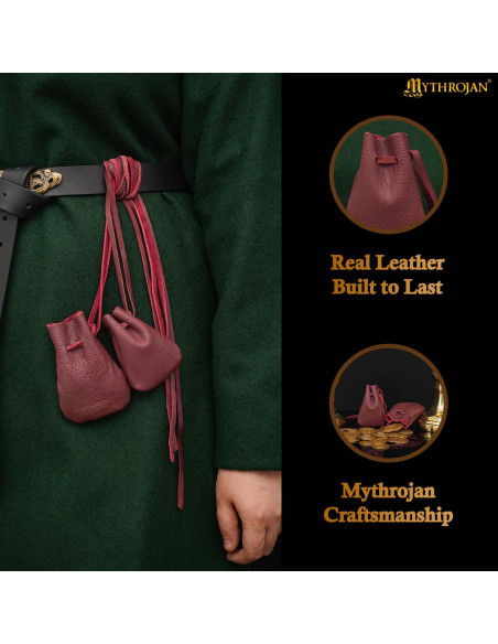 Pack 2 bolsas limosneras medievales...