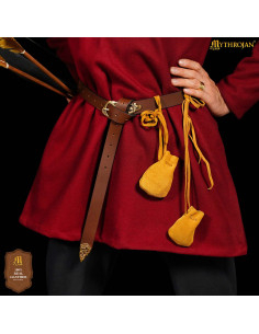 Pack mit 2 mittelalterlichen Limosner-Taschen aus...