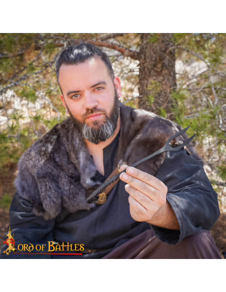 Viking vork van handgesmeed ijzer (25...