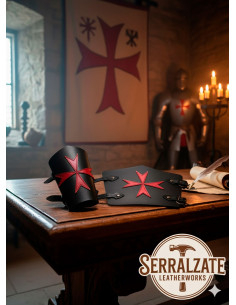 Templerarmbänder Schwarze Kreuz der acht Seligkeiten
