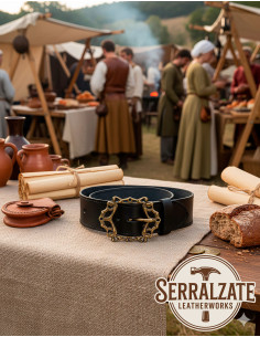 Cinturón Medieval Basilio - Negro