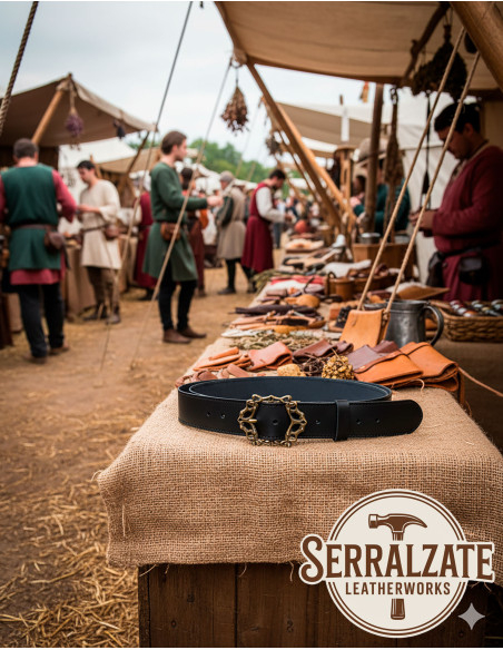 Cinturón Medieval Basilio - Negro