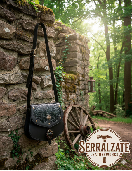 Bolso medieval en cuero modelo... Bolso medieval en cuero modelo...