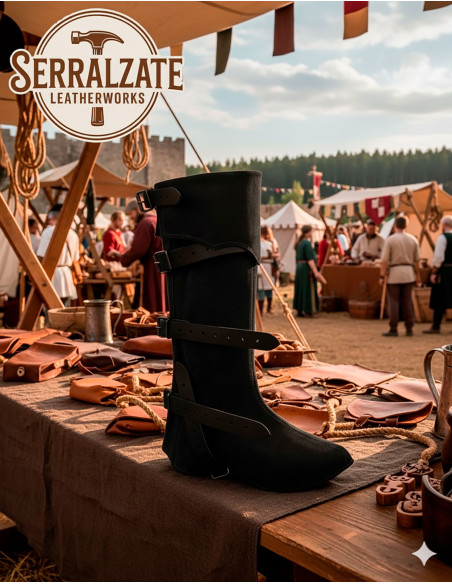 Polainas medievales en piel modelo...