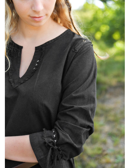 Middeleeuwse bruine tuniek model...