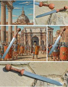 Espada Gladius de Combate y Recreación 2