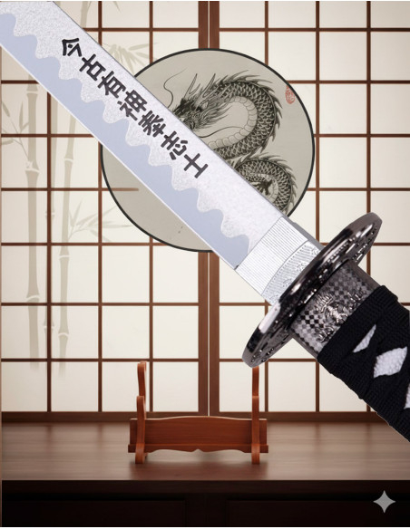 Dekorative Katana Tsuba Drache und...