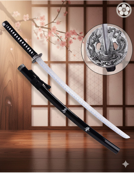 Dekorative Katana Tsuba Drache,...