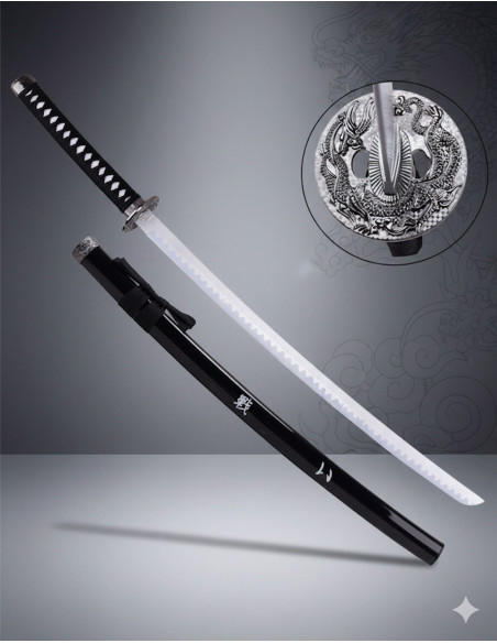 Dekoratives Katana Tsuba Drache...