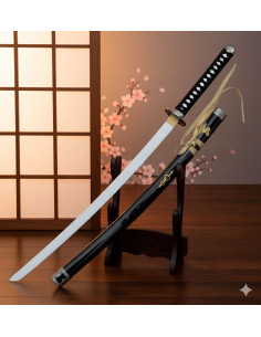 Decoratieve katana met bamboeblad, geïnspireerd op Kill Bill