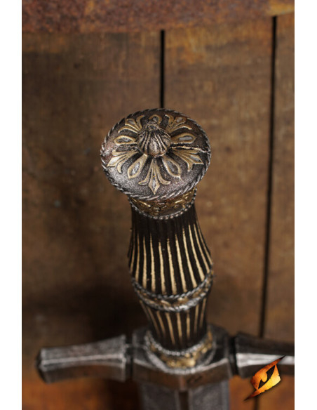 Daga medieval pirata para LARP, mango...