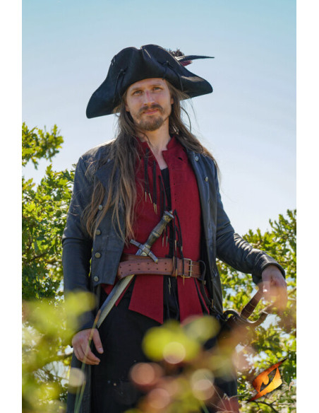 Daga medieval pirata para LARP, mango...