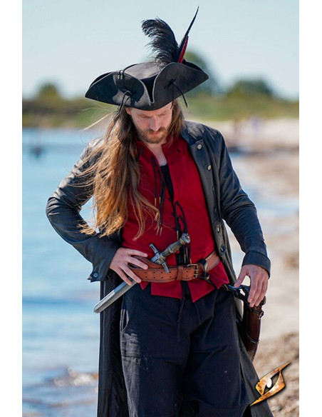 Einfacher Piratenschirm aus Leder,...