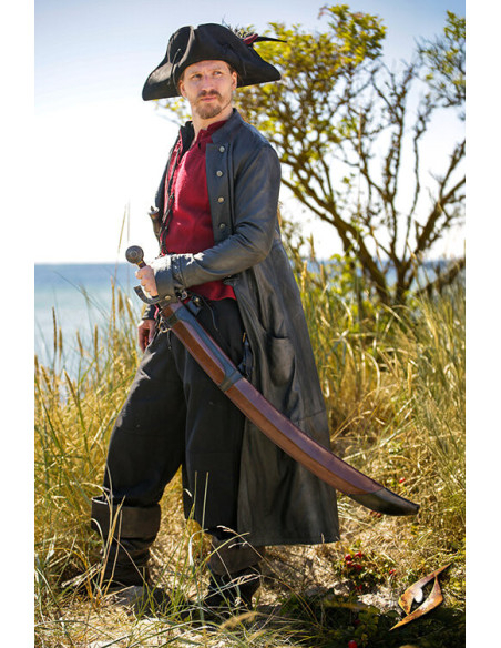 Vaina para espada curva en cuero,...