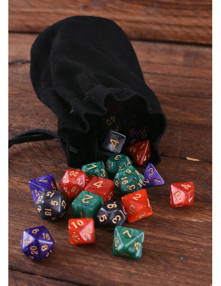 Grote middeleeuwse leren limosna-bal,...