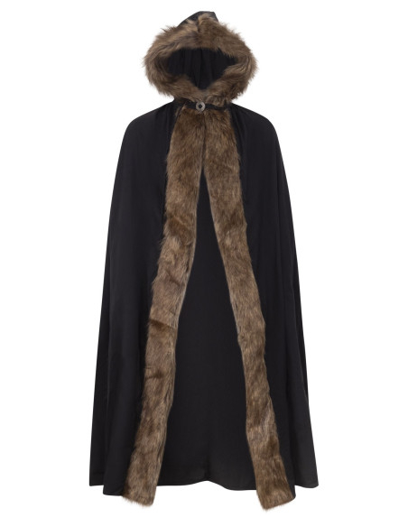 Middeleeuwse cape met capuchon van...