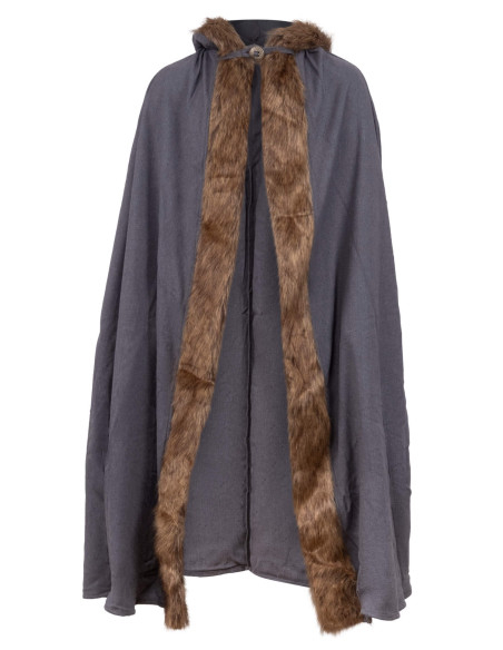 Middeleeuwse cape met capuchon van...