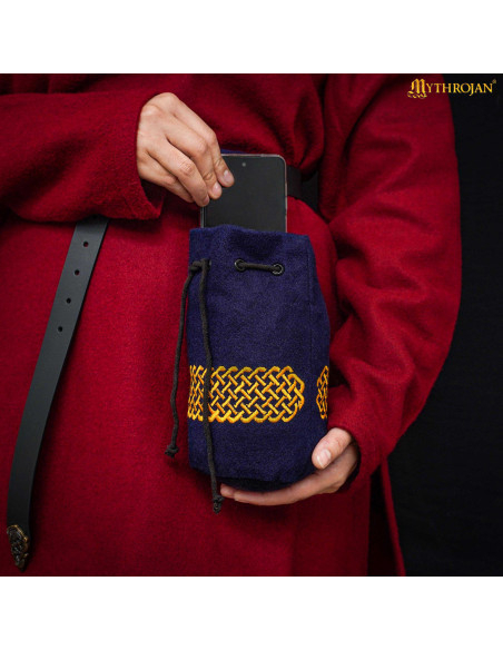 Mittelalterliche Wolltasche mit...