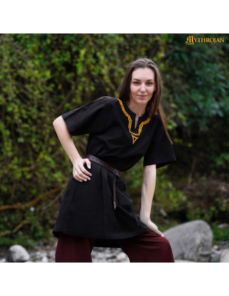 Túnica vikinga en algodón cuello...