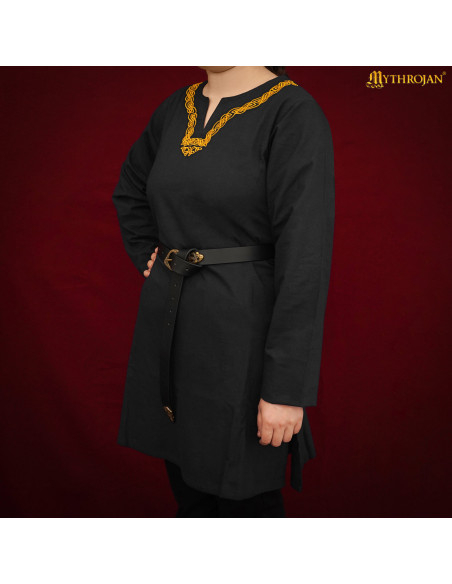 Vikingetunika i bomuld med lange...