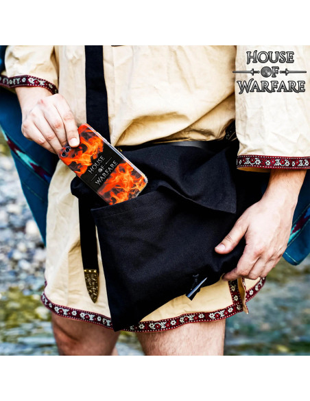 Bolso medieval en algodón cierre de...