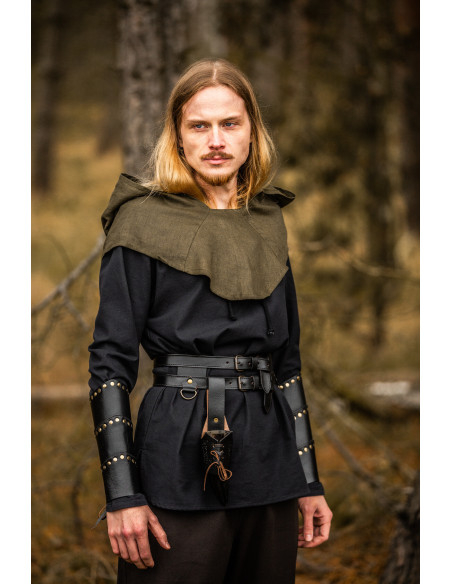 Gugel middelalder i linned model...