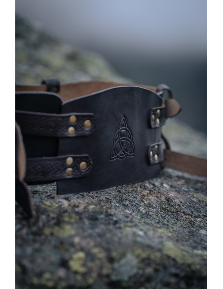 Cinturón medieval Celta en cuero...