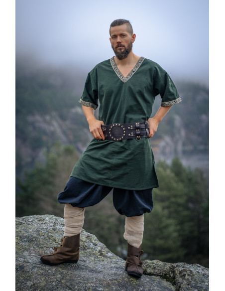 Cinturón medieval Celta en cuero...