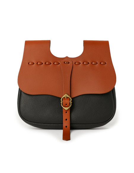 Medievaler Bauchtasche aus Leder im...