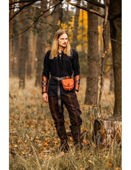 Middeleeuwse leren tas model Tilo,...