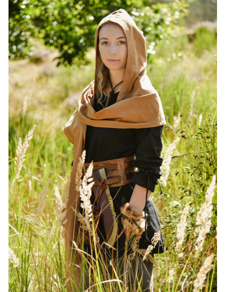 Bufanda medieval con capucha en...