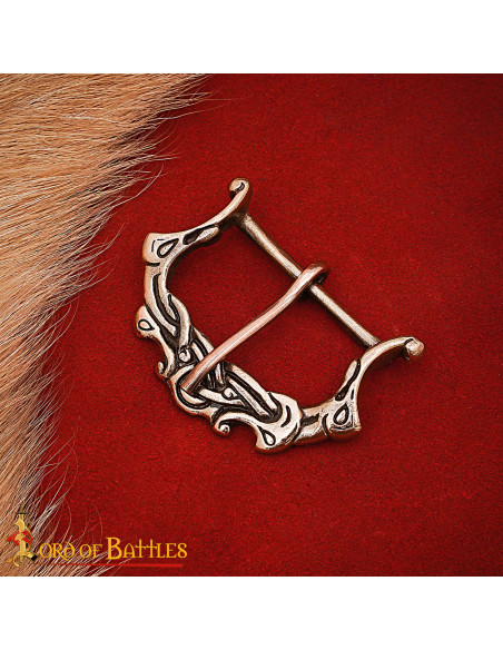 Nordisk bronzespænde med antik finish