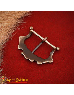 Nordische Schnalle aus Bronze, gebürstetes Antikfinish 2