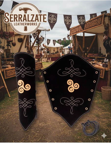 Bogenarmbänder aus Wildleder Modell...