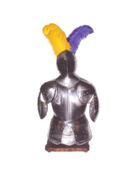 Mittelalterliche Rüstungsbüste