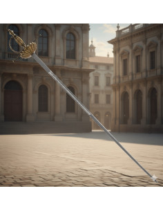 Dekorativ sværd fra det 17. århundrede (106 cm.) 2