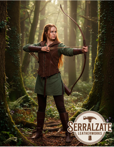 Medieval bueskyttervest til kvinder i...