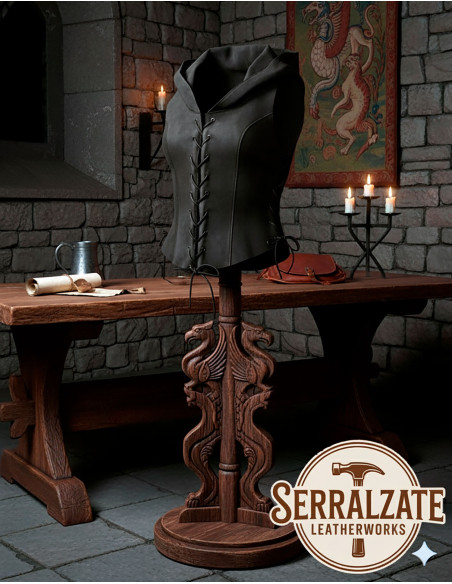 Chaleco sombra medieval para mujer en...