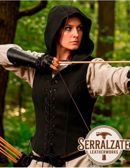 Chaleco sombra medieval para mujer en...
