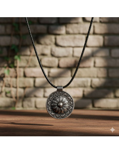 Colgante medieval de Capadocia, acabado plata