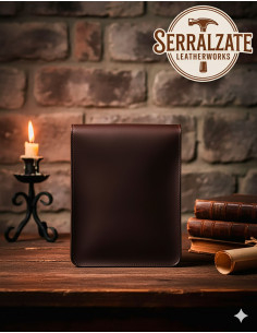 Schoudertas middeleeuws Constanza, donkerbruin 2