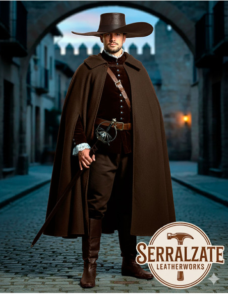 Mittelalterlicher Lederschal in...