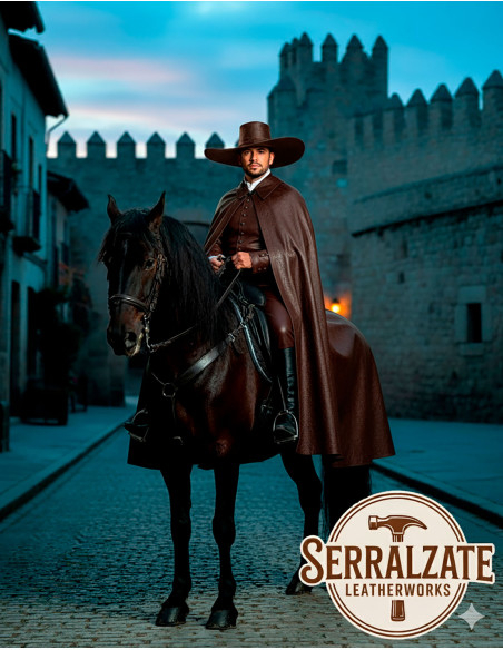 Sombrero medieval en cuero Deluxe...