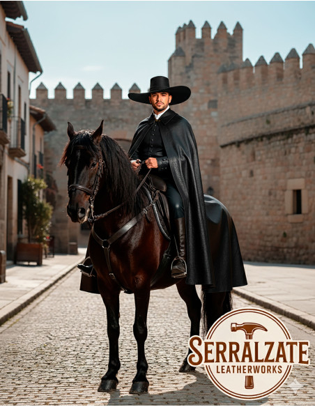 Sombrero medieval en cuero Deluxe... Sombrero medieval en cuero Deluxe...