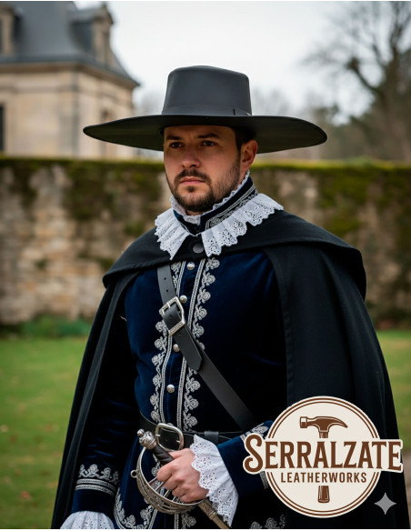 Sombrero medieval en cuero modelo...