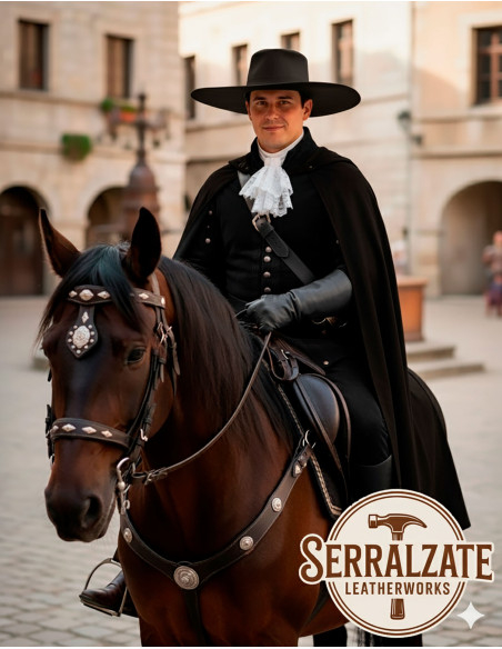 Sombrero medieval en cuero modelo...